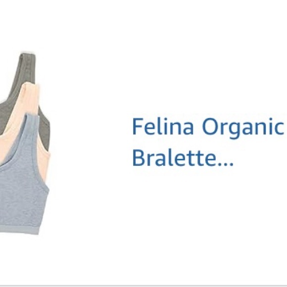 Bundle of Ten Felina Organic Cotton Bralette size small - Picture 3 of 6